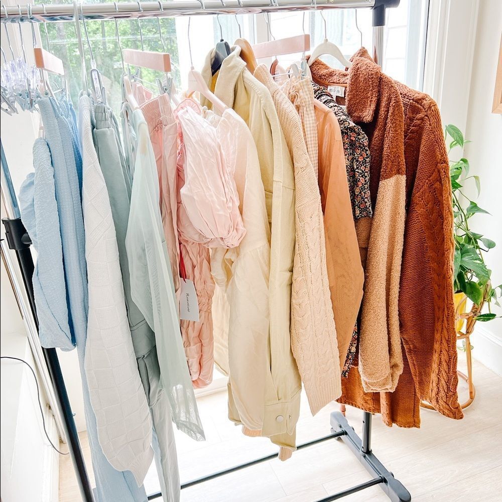 NEW Cloud Ten Sweater oversized Knit Camel Brown M L - Picture 8 of 10
